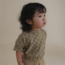organic zoo オーガニックズー Dusky Checkboard Terry Boxy T-Shirt 16SOTDCOZ