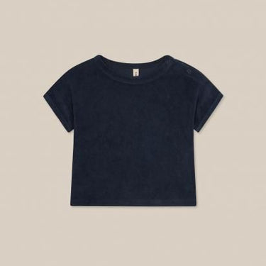 organic zoo オーガニックズー Navy Terry Boxy T-Shirt 16SOTNOZ