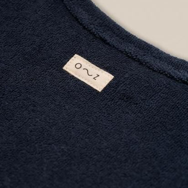 organic zoo オーガニックズー Navy Terry Boxy T-Shirt 16SOTNOZ