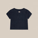 organic zoo オーガニックズー Navy Terry Boxy T-Shirt 16SOTNOZ