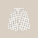 organic zoo オーガニックズー Navy Window Check Wide Leg Pants 16NWCWL