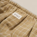organic zoo オーガニックズー Grid Check Shortie Wheat 16SWGCOZ