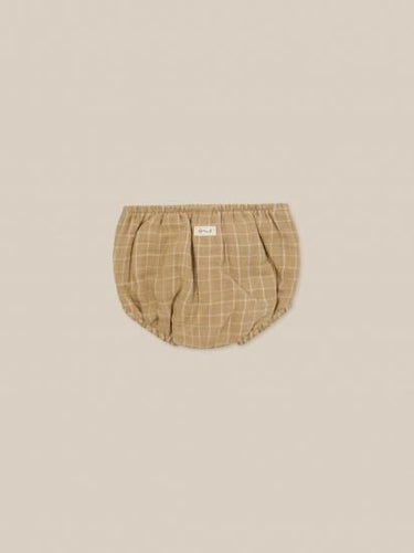 organic zoo オーガニックズー Grid Check Shortie Wheat 16SWGCOZ