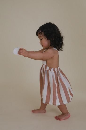 organic zoo オーガニックズー Sienna Stripes Apron Skirt 16SSASK