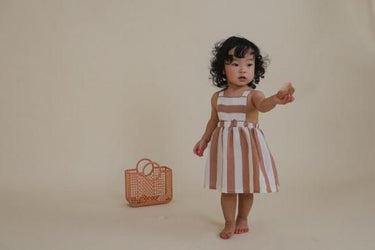 organic zoo オーガニックズー Sienna Stripes Apron Skirt 16SSASK