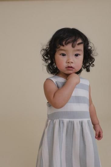 organic zoo オーガニックズー Sardine Stripes Sleeveless Dress 16SASDOZ