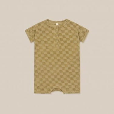 organic zoo オーガニックズー Dusky Checkboard Terry Beach Romper 16BRDCOZ