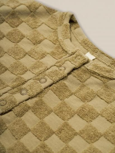 organic zoo オーガニックズー Dusky Checkboard Terry Beach Romper 16BRDCOZ