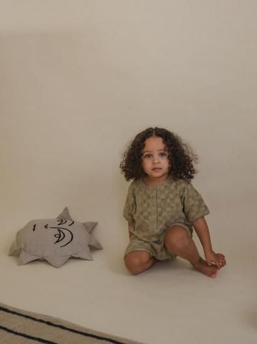 organic zoo オーガニックズー Dusky Checkboard Terry Beach Romper 16BRDCOZ