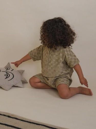 organic zoo オーガニックズー Dusky Checkboard Terry Beach Romper 16BRDCOZ