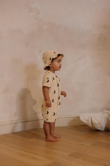 organic zoo オーガニックズー Pebble Midnight Terry Beach Romper BRPMOZ