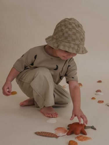 organic zoo オーガニックズー Dusky Checkboard Terry Sun Hat 16SHDCOZ