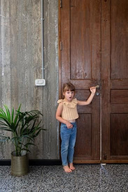 ★2025SS★Kalinka Kids カリンカキッズ Milano Top Latte