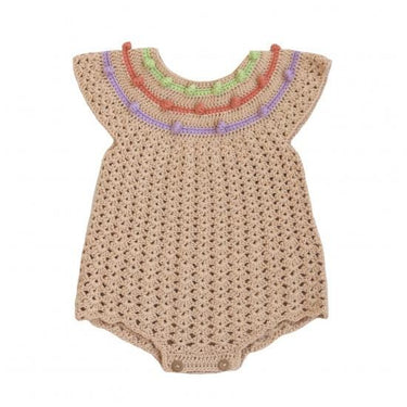 ★2025SS★Kalinka Kids カリンカキッズ Celine Romper Latte