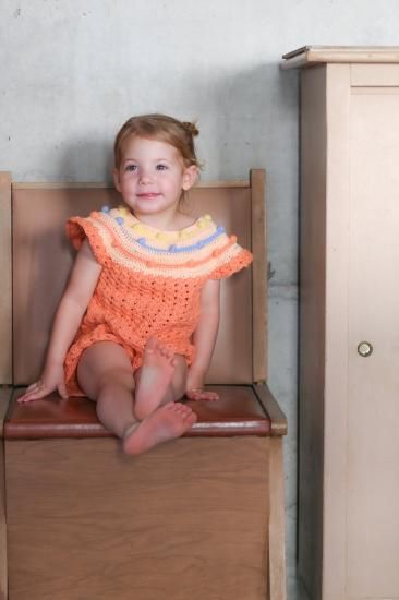 ★2025SS★Kalinka Kids カリンカキッズ Celine Romper Mango