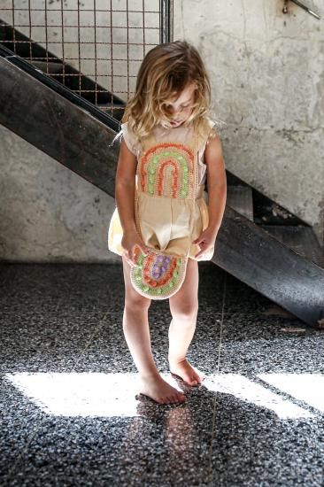 ★2025SS★Kalinka Kids カリンカキッズ Celine Crochet Bag Latte