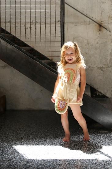 ★2025SS★Kalinka Kids カリンカキッズ Celine Crochet Bag Latte