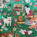 NathalieLete ナタリーレテ Nathalie Lete Satin drawstring pouch Cats 511152