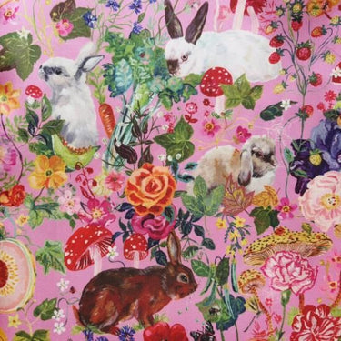 NathalieLete ナタリーレテ Nathalie Lete Satin drawstring pouch Rabbits 511154