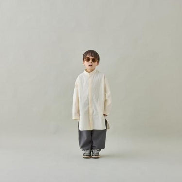 ★先行受注予約★2025AW★MOUN TEN. マウンテン dry washer long shirt ecru (organic cotton) MS38-1821