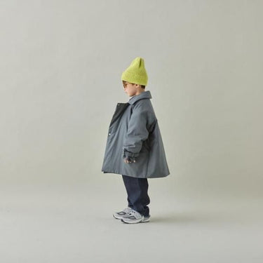 ★先行受注予約★2025AW★MOUN TEN. マウンテン wool like air half coat charcoal MC29-1834