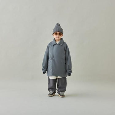 ★先行受注予約★2025AW★MOUN TEN. マウンテン wool like air half coat charcoal MC29-1834