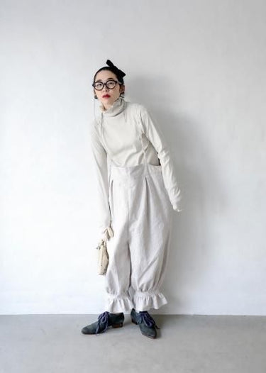 ★先行受注予約★2025AW★michirico ミチリコ Rib turtle knit MR25AW-16(adult)