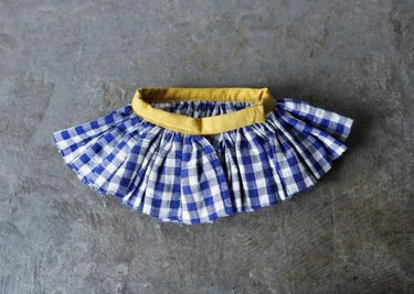 ★先行受注予約★2025AW★michirico DOG★michirico ミチリコ DOG Shirring check gather collar MR-D-003