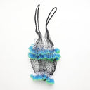 yao ヤオ Net frill bag ネットフリルバッグ Net frill bag BK×BL 950032