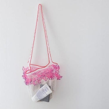 yao ヤオ Net frill shoulder ネットフリルショルダー White 950021