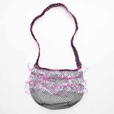 yao ヤオ Net frill shoulder ネットフリルショルダー Black 950022