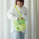 yao ヤオ Net frill shoulder ネットフリルショルダー Yellow 950023