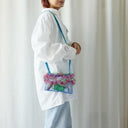 yao ヤオ Net frill pochette ネットフリルポシェット Pink 950015
