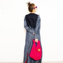 MARET マレ デニムドッキングワンピース 4NV M25A31
