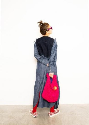MARET マレ デニムドッキングワンピース 4NV M25A31