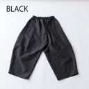 ★8-10月入荷予定ご予約★2025AW★nunuforme ヌヌフォルム ダブルタックパンツ Black 08-nf24-620-249