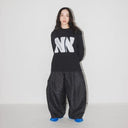 ★8-10月入荷予定ご予約★2025AW★nunuforme ヌヌフォルム ダブルタックパンツ Black 08-nf24-620-249