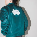 ★8-10月入荷予定ご予約★2025AW★nunuforme ヌヌフォルム inuinuコーチジャケット Green 22-nf24-132-033