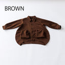 ★8-10月入荷予定ご予約★2025AW★nunuforme ヌヌフォルム サークルジップシャツ Brown 27-nf24-522-241
