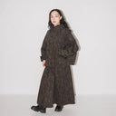 ★8-10月入荷予定ご予約★2025AW★nunuforme ヌヌフォルム ワイドジャケット Khaki×Navy 29-nf24-106-244