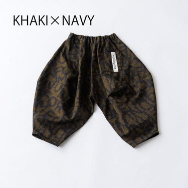 ★8-10月入荷予定ご予約★2025AW★nunuforme ヌヌフォルム NOISE NUNU ロゴポインテッドパンツ Khaki×Navy 30-nf24-621-244