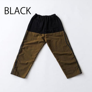 ★8-10月入荷予定ご予約★2025AW★nunuforme ヌヌフォルム ランダムラインパンツ Black 38-nf24-823-503