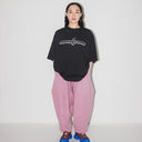 ★8-10月入荷予定ご予約★2025AW★nunuforme ヌヌフォルム スウェットポインテッドパンツ Pink ns-921-503