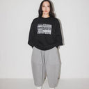 ★8-10月入荷予定ご予約★2025AW★nunuforme ヌヌフォルム スウェットポインテッドパンツ Gray ns-921-503