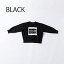 ★8-10月入荷予定ご予約★2025AW★nunuforme ヌヌフォルム NNFMボックスロゴ Black nt24-002-10
