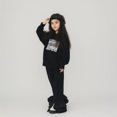 ★8-10月入荷予定ご予約★2025AW★nunuforme ヌヌフォルム various nunuformeロゴ Black nt24-002-11