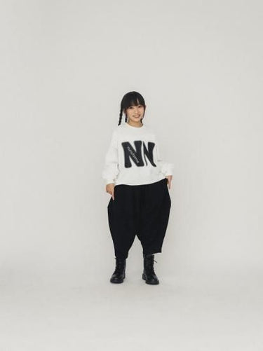 ★8-10月入荷予定ご予約★2025AW★nunuforme ヌヌフォルム NNプリント OffWhite nt24-007-03