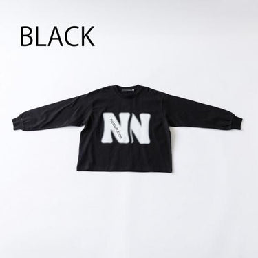 ★8-10月入荷予定ご予約★2025AW★nunuforme ヌヌフォルム NNプリント Black nt24-007-03