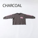 ★8-10月入荷予定ご予約★2025AW★nunuforme ヌヌフォルム nunuforme袖プリント Charcoal nt24-007-04