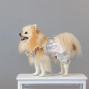 ★frankygrow DOG★frankygrow プリーツカラーシャツ PINK-SILVER 25F2DG008